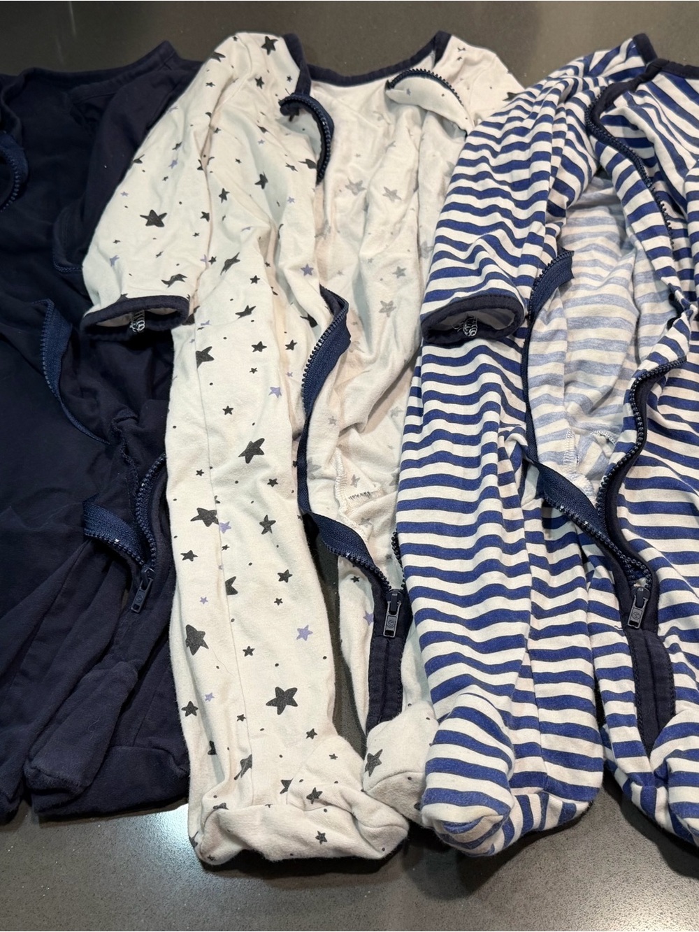 SHEIN Navy, White & Blue Star and Stripe Zip Sleep Sacks